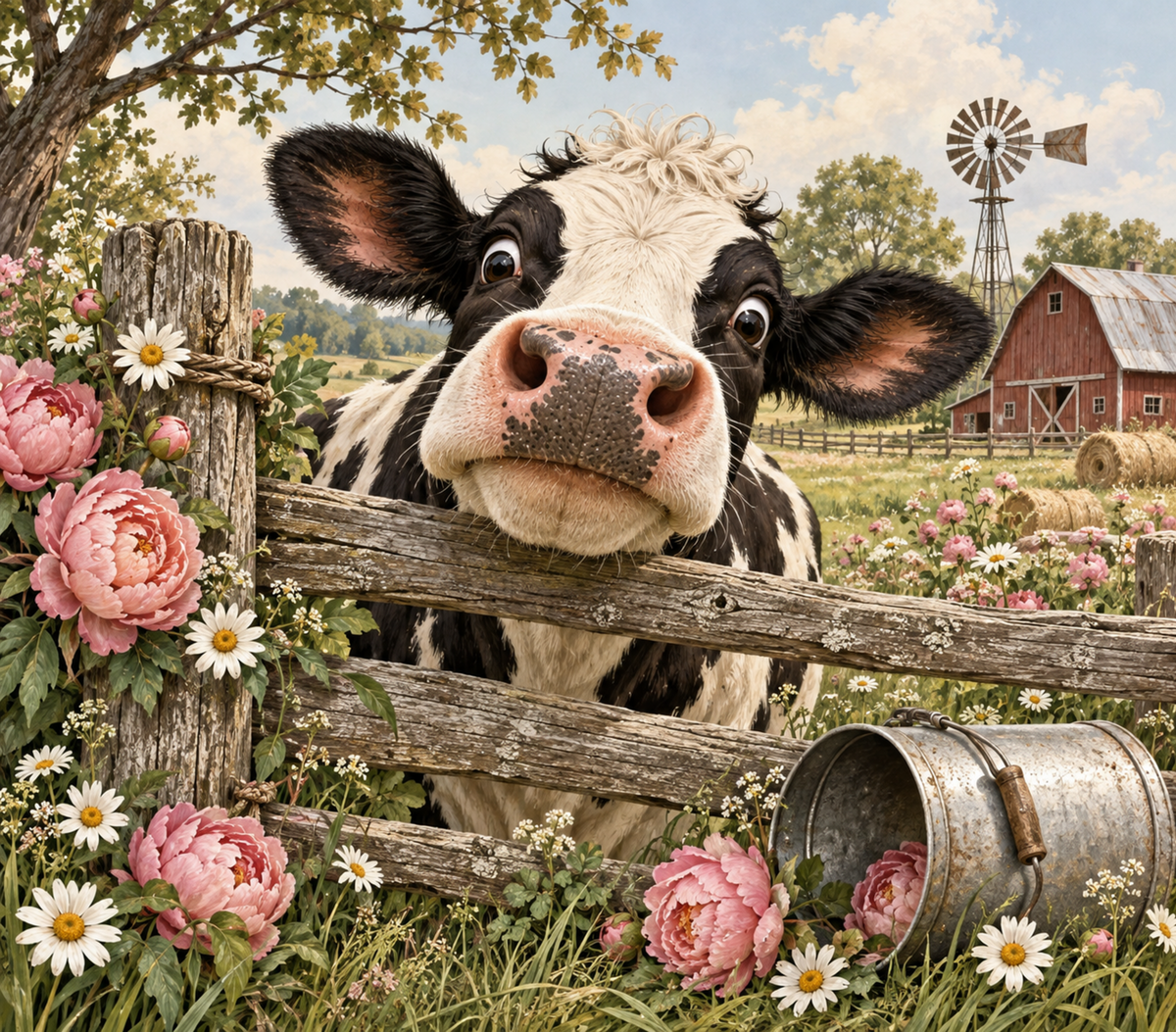 Peeking Cow Tumbler Wrap Sublimation Design – Digital Download PNG