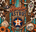 Houston Astros Cowhide Tumbler Wrap – Digital Download PNG