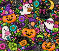 Bright Pumpkins with Glitter