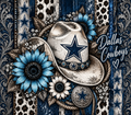Dallas Cowboys Hat Tumbler Wrap Sublimation Design – Digital Download PNG