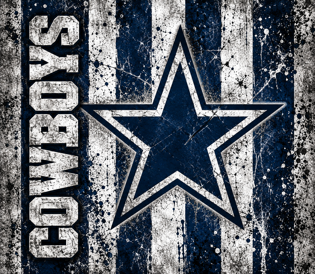 Cowboy Distressed Tumbler Wrap Sublimation Design – Digital Download PNG