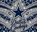Dallas Cowboys and Bling Tumbler Wrap – Digital Download PNG