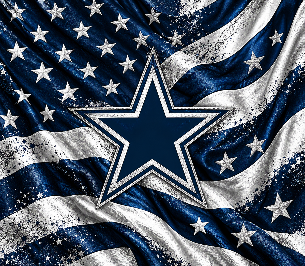 Dallas Cowboys Flag Tumbler Wrap – Digital Download PNG