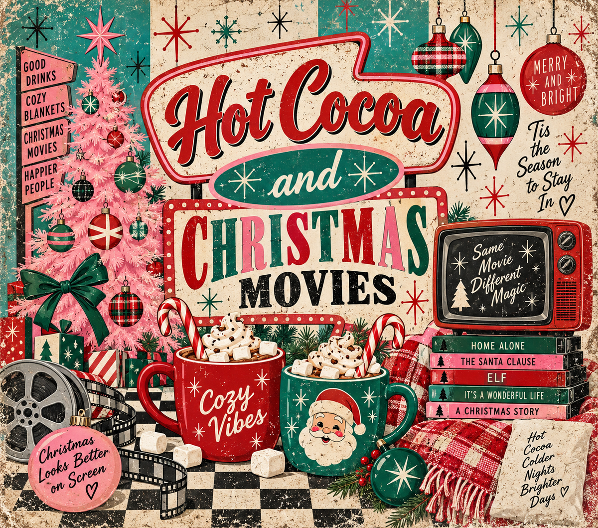 Hot Cocoa and Christmas Movies