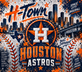 Houston H-Town Skyline Tumbler Wrap – Digital Download PNG