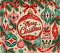 Merry Christmas Retro