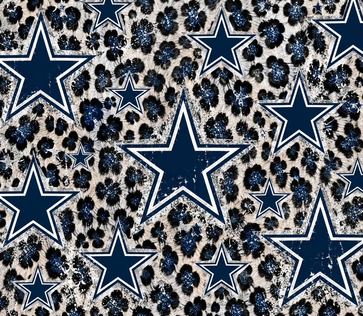 Dallas Cowboys Print Tumbler Wrap Sublimation Design – Digital Download PNG