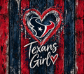 Houston Texans Girl Tumbler Wrap Sublimation Design – Digital Download PNG