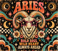 Aries Bold Soul and Wild Heart Zodiac Tumbler Wrap Sublimation Design – Digital Download PNG