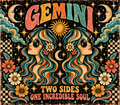 Gemini Zodiac Two Sides One Soul Tumbler Wrap Sublimation Design – Digital Download PNG